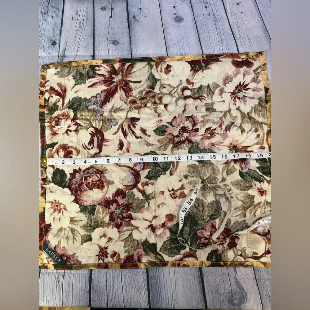 VINTAGE Ralph Lauren Table Classic Cliffwoods Napkins (4) and Tablecloth 60x104